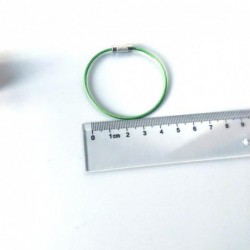 llaveroDurable stainless steel wire keychain -  ring connector - hanging cable - 5/10 pieces