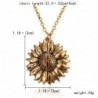 CollarSunflower pendant necklace - openable - with "You are my Sunshine" lettering