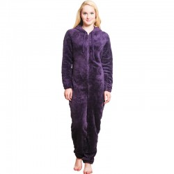 LenceríaWinter Warm Pyjamas Women Onesies Fluffy Fleece Jumpsuits Sleepwear Overall Plus Size Hood Sets Pajamas Onesie For Wo...