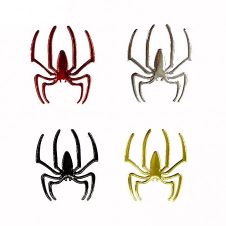 PegatinasAraña 3D - etiqueta engomada del coche - cromo
