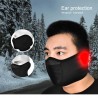 Mascarillas bucalesMáscara facial de motocicleta - pasamontañas cálido con protección para los oídos