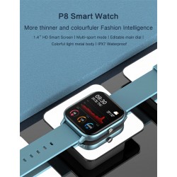 RelojesLIGE P8 smart watch for men and women -sports fitness - tracker IPX7 - waterproof - lED full touch screen suitable