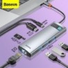 HubBaseus USB C HUB USB Type C Multi HUB 3.0 3 0 for Macbook Pro Air Surface Pro 7 USB Ethernet Network HUB USB-C Splitter Ad...