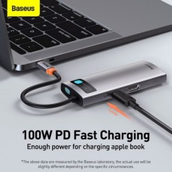 HubBaseus USB C HUB USB Type C Multi HUB 3.0 3 0 for Macbook Pro Air Surface Pro 7 USB Ethernet Network HUB USB-C Splitter Ad...