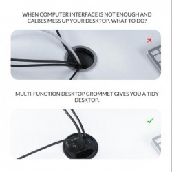 HubORICO USB 3.0 HUB Desktop Grommet Type C High Speed Splitter With SD TF Headphone Mircophone Adapter For PC Computer Acces...