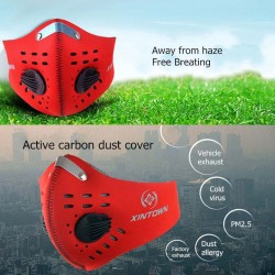 PM25 - protective mouth / face mask - double air valve - anti bacterial / anti pollutionMouth masks