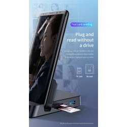 Baseus - docking station - charger with stand - type-C HUB to HDMI - for Samsung S20 S10 / Huawei P30Chargers