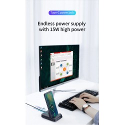 Baseus - docking station - charger with stand - type-C HUB to HDMI - for Samsung S20 S10 / Huawei P30Chargers