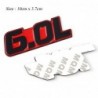 Pegatinas3D metal car sticker - engine size emblem - 4.0L - 7.0L