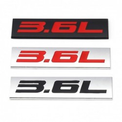 PegatinasMetal car sticker - engine size emblem - 3.0L - 3.8L