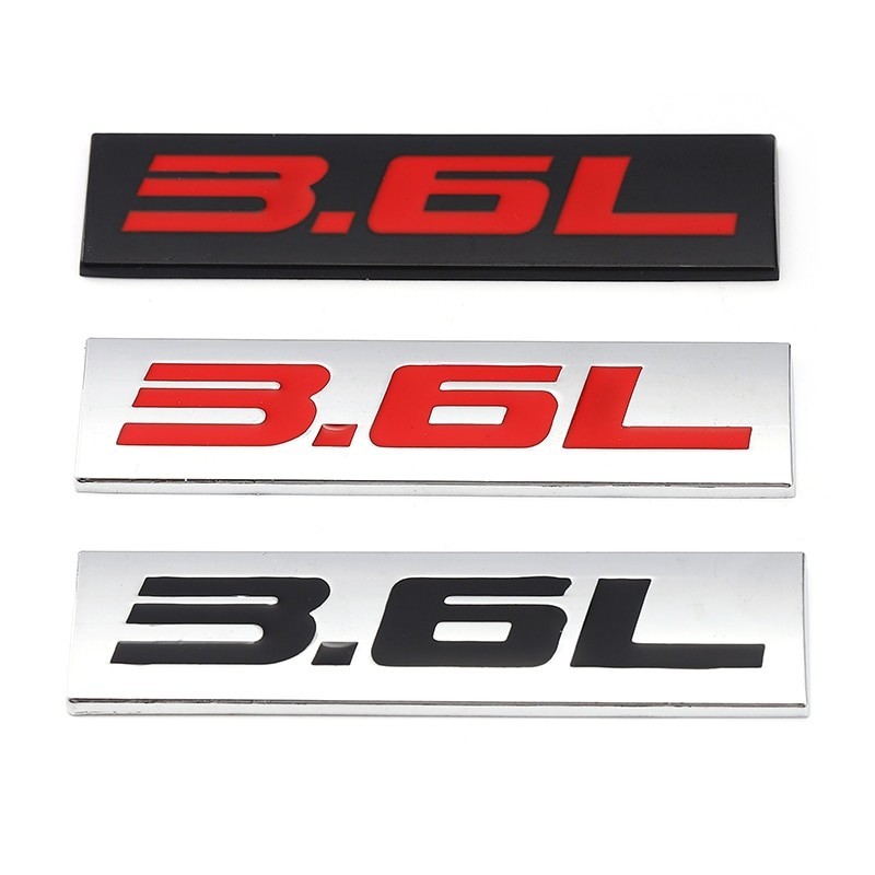 PegatinasMetal car sticker - engine size emblem - 3.0L - 3.8L PegatinasMetal car sticker - engine size emblem - 3.0L - 3.8L
