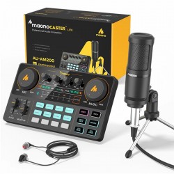 MicrófonosMaono Caster LITE AM200-S1 - all-in-one microphone - mixer kit - audio interface - with condenser microphone / earp...