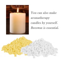 Velas y CandelabroDIY natural bee wax - 100% no added soy wax - lipstick material - yellow / white - 1000g