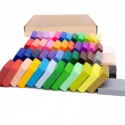 Soft clay - plasticine - creative / educational toy - 50 colorsEducational