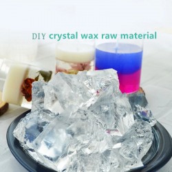 Velas y CandelabroTransparent gel wax for candle making  - crystal design - handmade - scented - DIY - gift - 1000gram