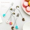 CubiertosDoughnut dessert spoon / fork - ideal for coffee and cake together - stainless steel - 1 piece