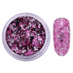 Esmalte de uñasGlitter flakes - shiny - mixed colours - creative nail designing - DIY - 1 box