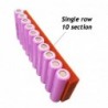 BateríasSingle row battery fixture - strong magnet - fixture for 18650 batteries