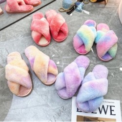 ZapatosWinter warm fluffy slippers for women -soft - warm - non slip - indoor