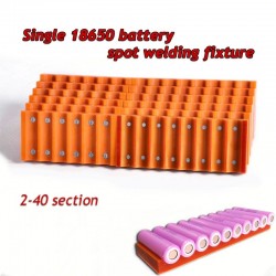 BateríasSingle row battery fixture - strong magnet - fixture for 18650 batteries