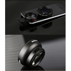 LentesPhone Lens Kit 0.45X - macro lens clip - cellphone camera without dark corner