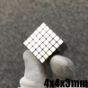 N35 - neodymium magnets - strong magnet block - cube - 4 * 4 * 3mm 50 piecesN35