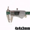N35 - neodymium magnets - strong magnet block - cube - 4 * 4 * 3mm 50 piecesN35