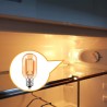 Vintage LED bulb - Edison tube - T22 - 2200K - E12 / E14 - 1W - dimmable - amber glass - 5 piecesE14