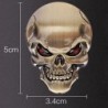 Pegatinas3D skull - metal car / motorcycle sticker - emblem