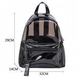 MochilasFashionable transparent backpack - school bag