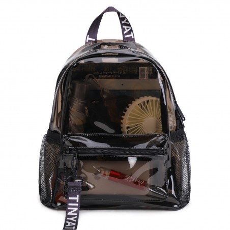 MochilasFashionable transparent backpack - school bag