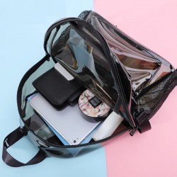 MochilasFashionable transparent backpack - school bag