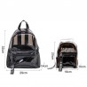 MochilasFashionable transparent backpack - school bag