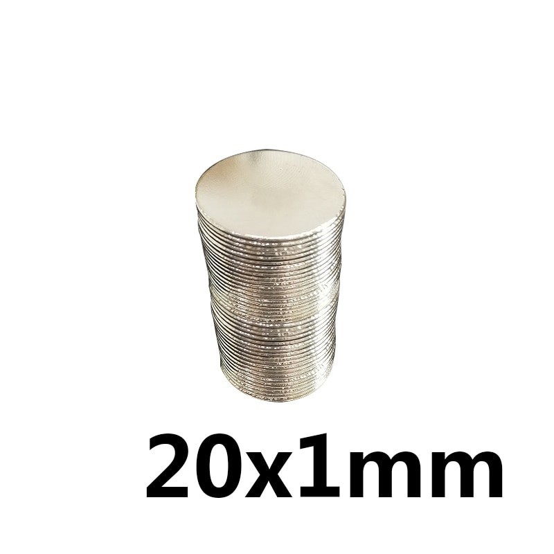 N35N35 - neodymium magnet - strong round disc - 20 * 1 mm N35N35 - neodymium magnet - strong round disc - 20 * 1 mm