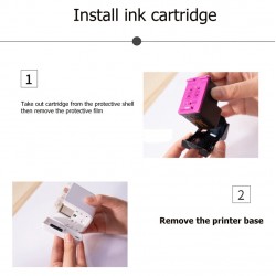 ImpresorasMBrush - handheld mini inkjet printer - for paper / cloths / leather / metal - with ink cartridge