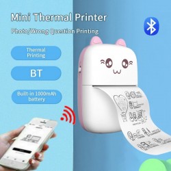 ImpresorasPortable pocket mini printer - thermal - Bluetooth - for pictures / labels - Android / iOS