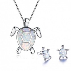Conjuntos de joyasElegant necklace / earrings with sea turtle - jewellery set