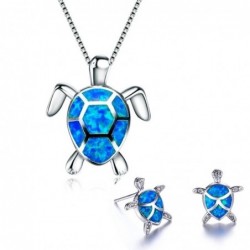 Conjuntos de joyasElegant necklace / earrings with sea turtle - jewellery set