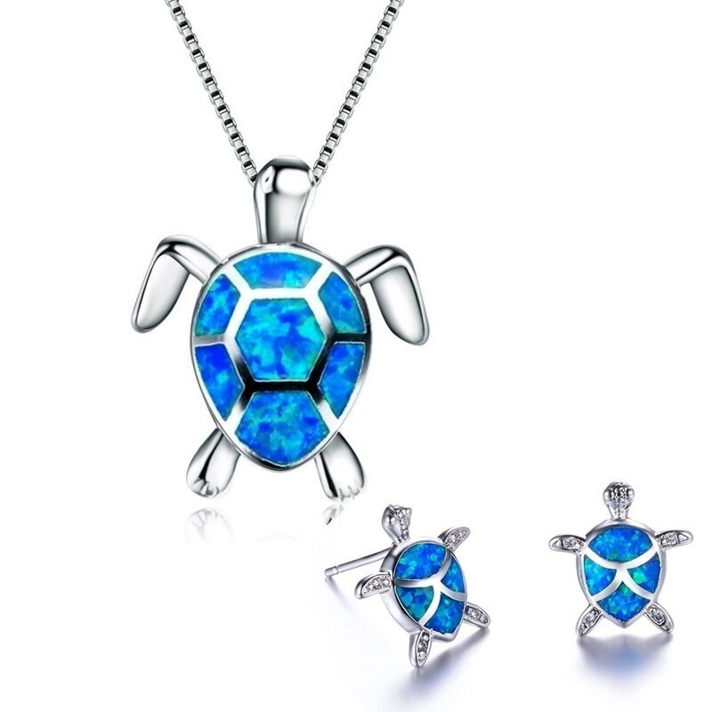 Conjuntos de joyasElegant necklace / earrings with sea turtle - jewellery set Conjuntos de joyasElegant necklace / earrings with sea turtle - jewellery set