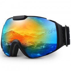 GafasProfessional ski goggles - OTG - anti-fog - double layer spherical lenses - snowboard sunglasses