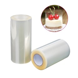 Transparent - side cake membrane - plastic wrap - 8cm * 10m / 10cm * 10mBakeware