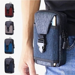 BolsosMen's casual waist bag - with belt and zipper - ideal for traveling - waterproof - outdoor sport - recreation