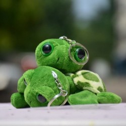 Keychain with a plush sea turtle - 2 piecesKeyrings