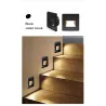 LED wall / stairs light - recessed lamp design - PIR motion sensor - AC85-265VWall lights