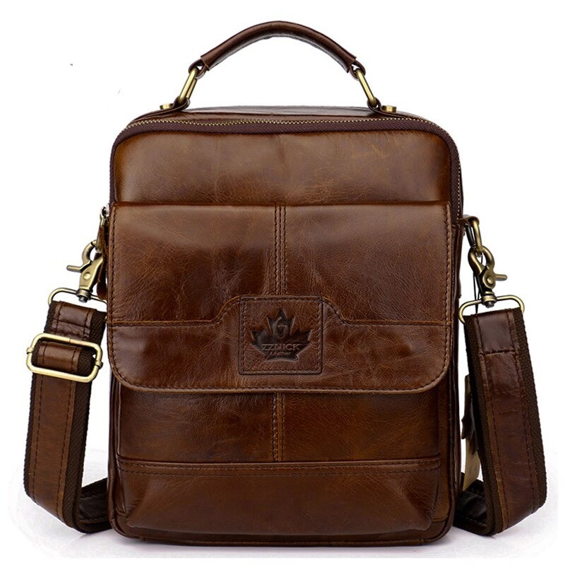BolsosBolso de hombro elegante - con cremalleras - piel auténtica