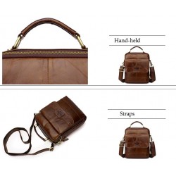 BolsosBolso de hombro elegante - con cremalleras - piel auténtica