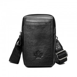 BolsosBolso bandolera pequeño vintage - riñonera - piel auténtica - diseño con solapa