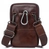 BolsosBolso bandolera pequeño vintage - riñonera - piel auténtica - diseño con solapa