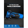 Power ToolsMini angle grinder - brushless - cordless - for polishing / grinding - 2.0mAh - 18500RPM - 12V