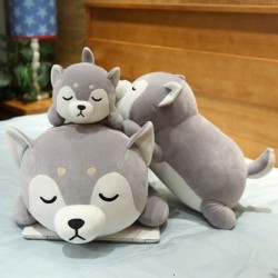Animales de pelucheLying Husky dog - plush toy - pillow